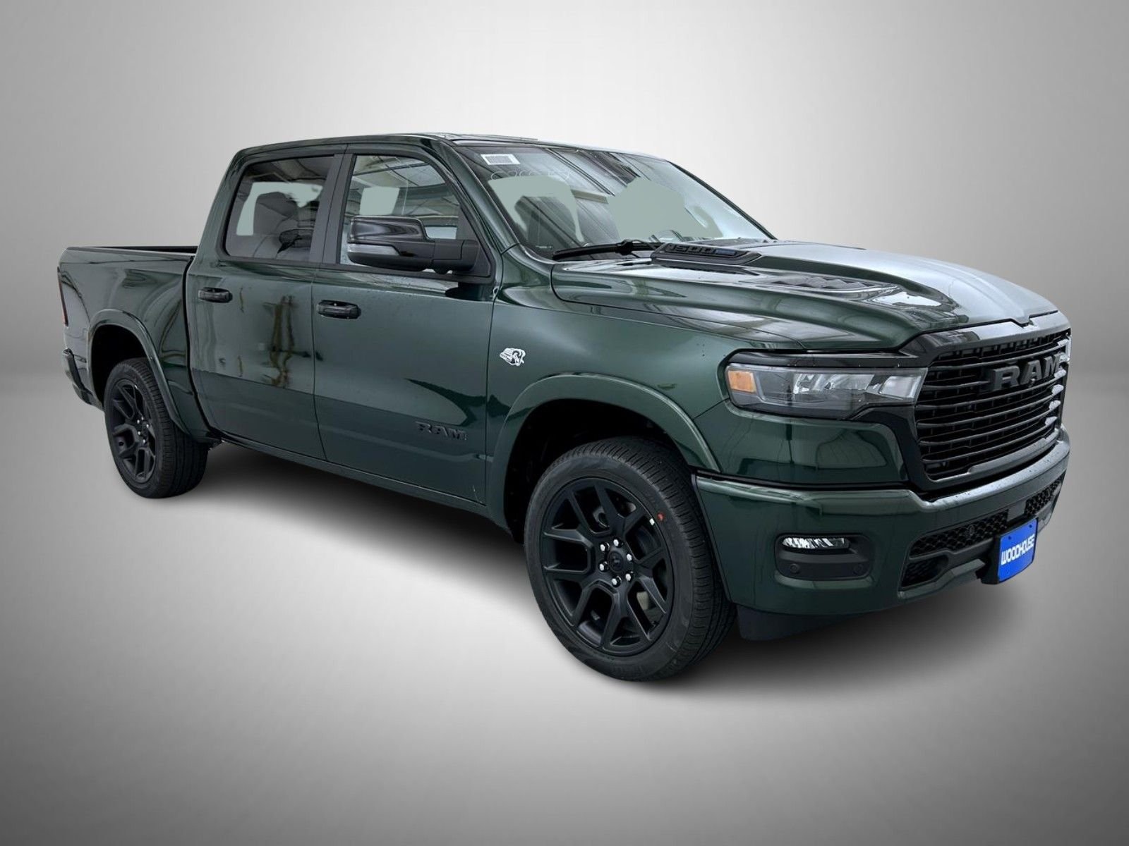 New 2026 Serrano-Green Metallic Exterior Paint RAM Laramie image 3