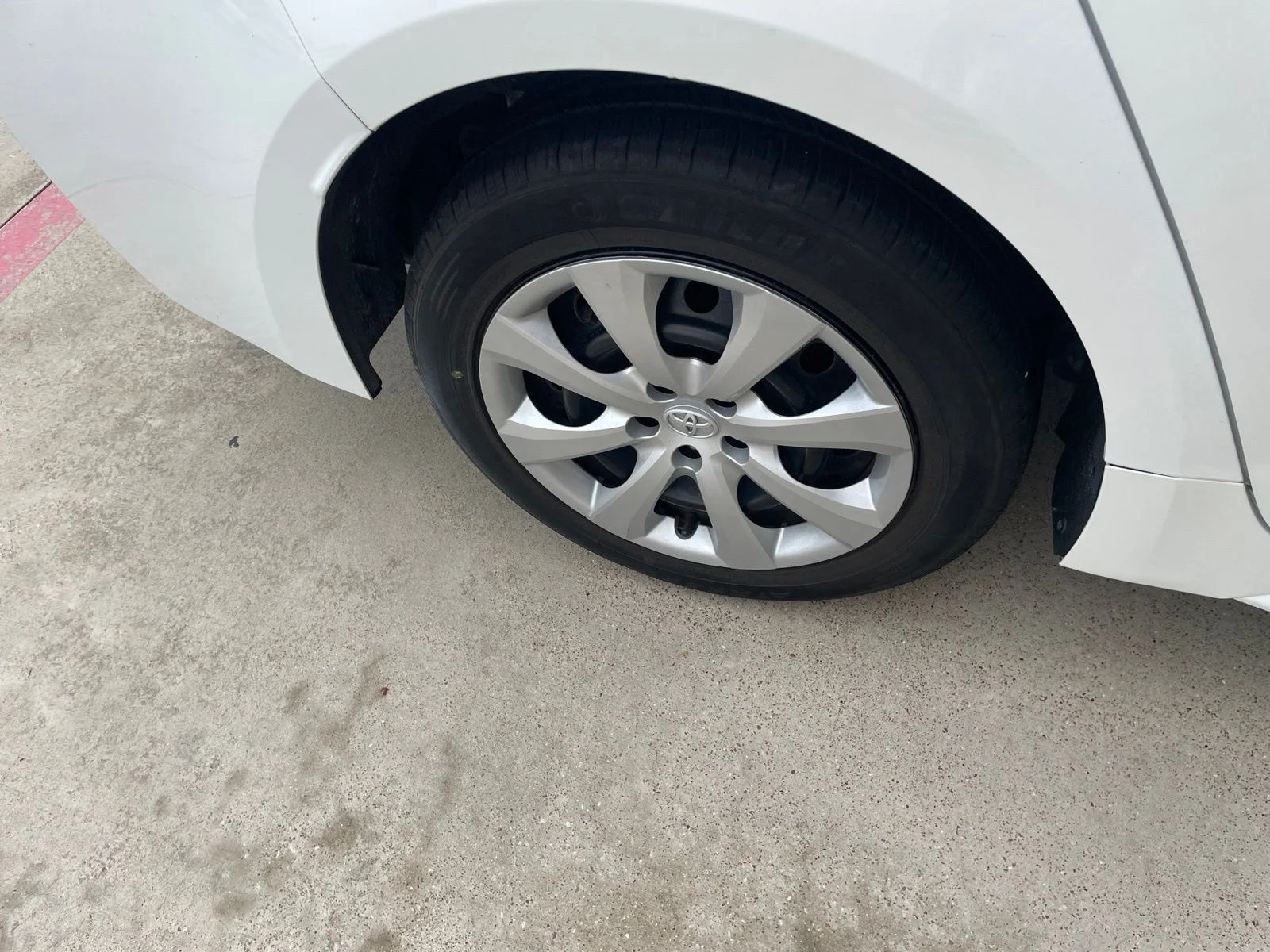 Used 2024 White Toyota LE image 7