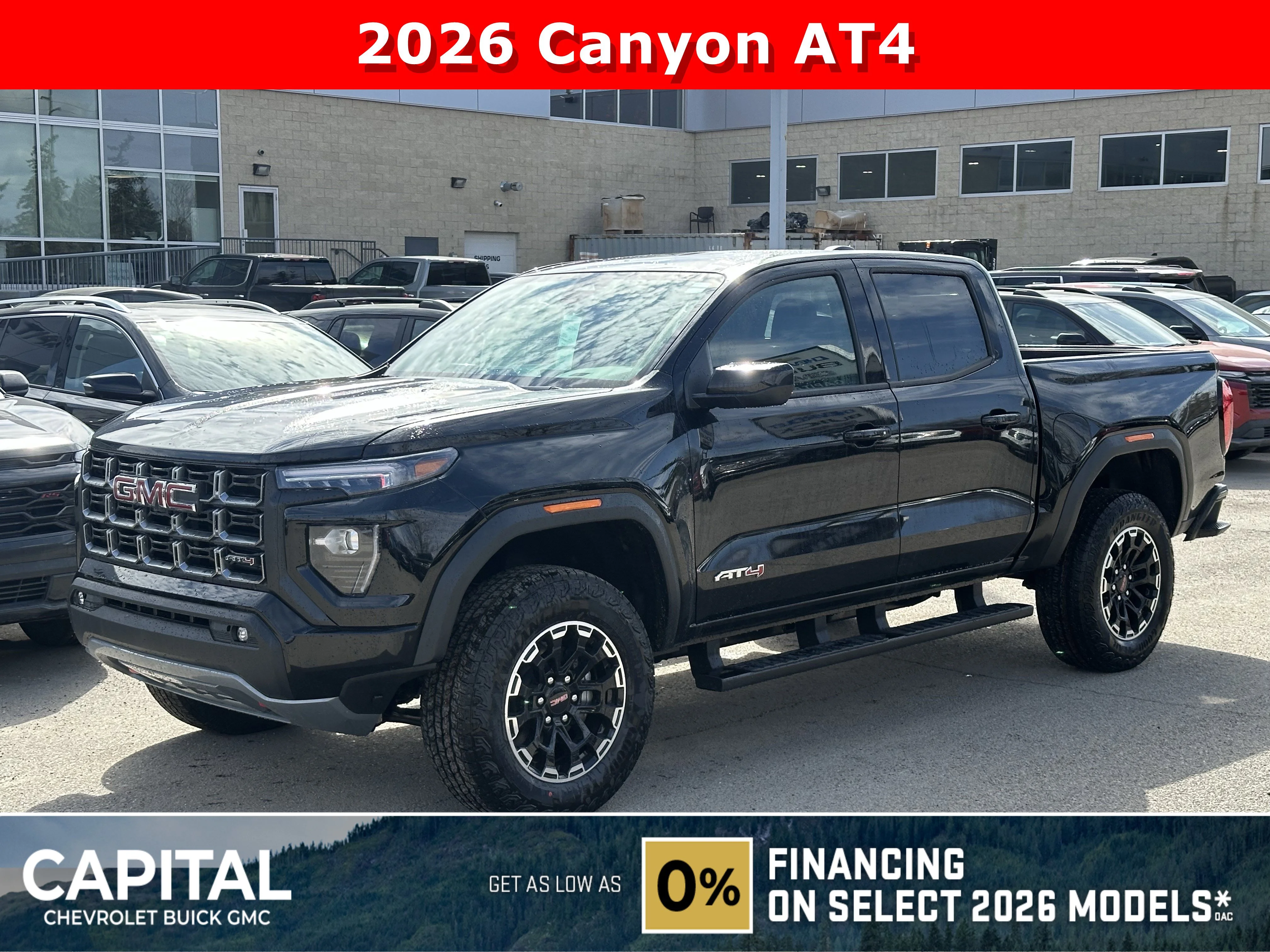 New 2026 Onyx Black GMC AT4 image 1
