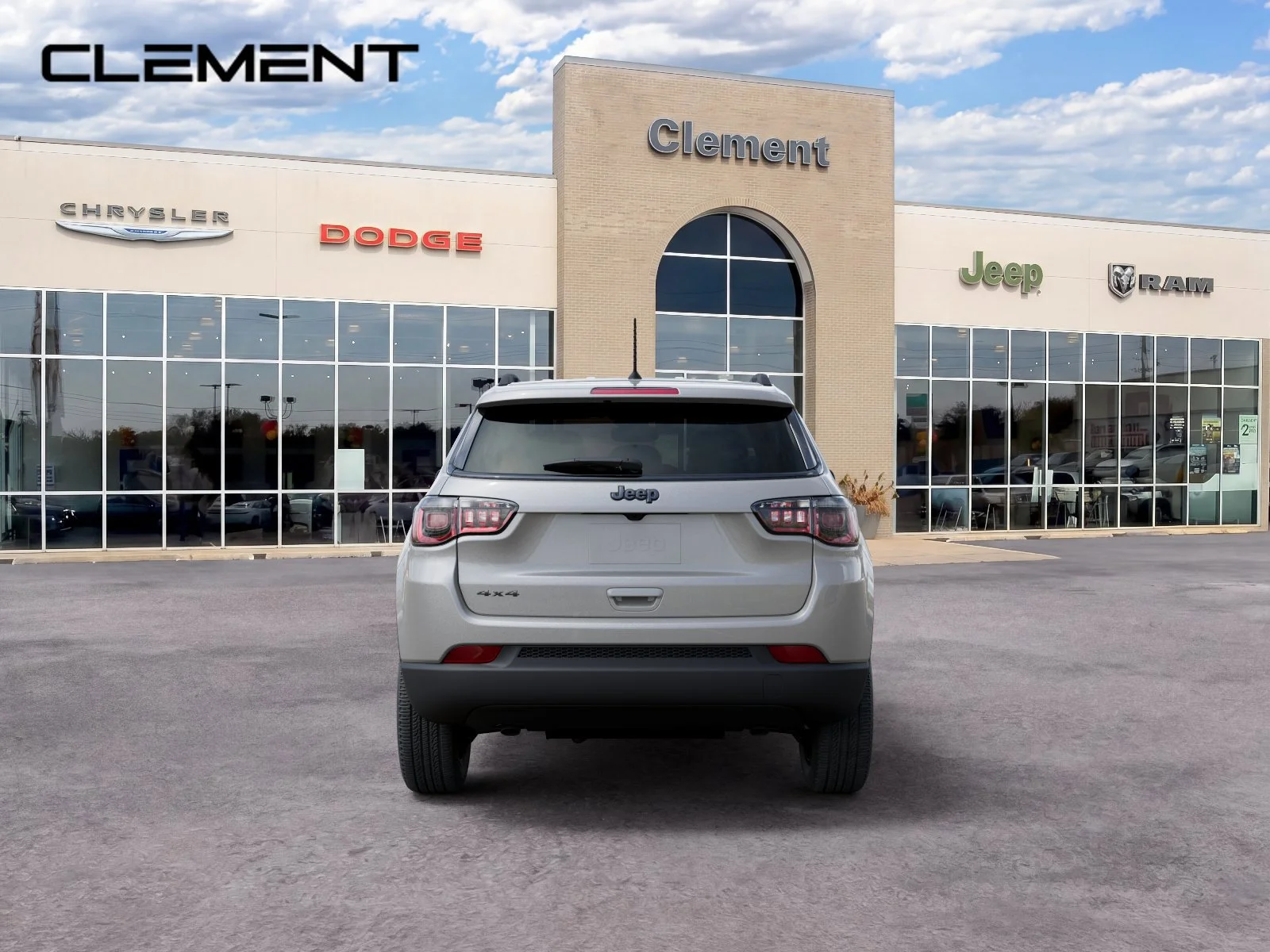 New 2026 Silver Zynith Metallic Clear-Coat Exterior Paint Jeep Latitude image 8
