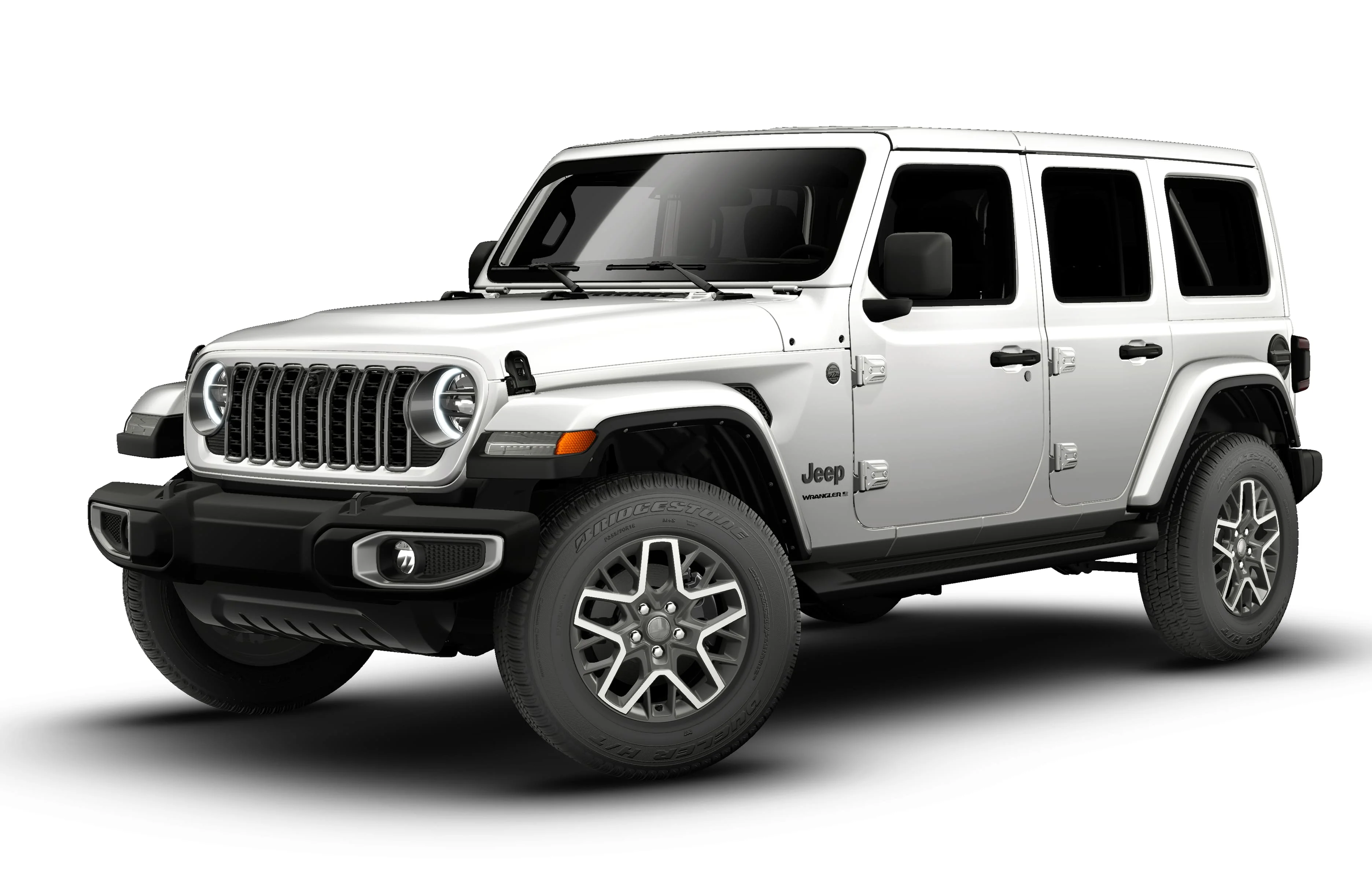 New 2026 Bright White Clear-Coat Exterior Paint Jeep Sahara image 13