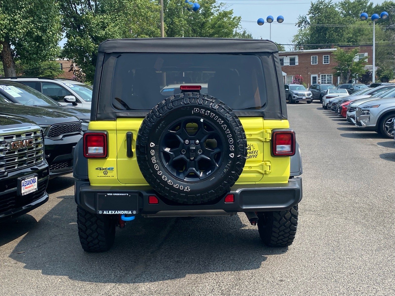 Used 2023 Yellow Jeep Willys 4xe image 4
