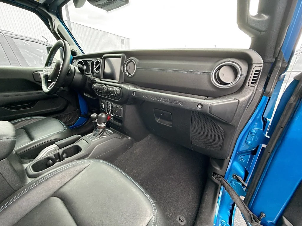 Used 2022 Blue Jeep Unlimited Rubicon 4xe image 29
