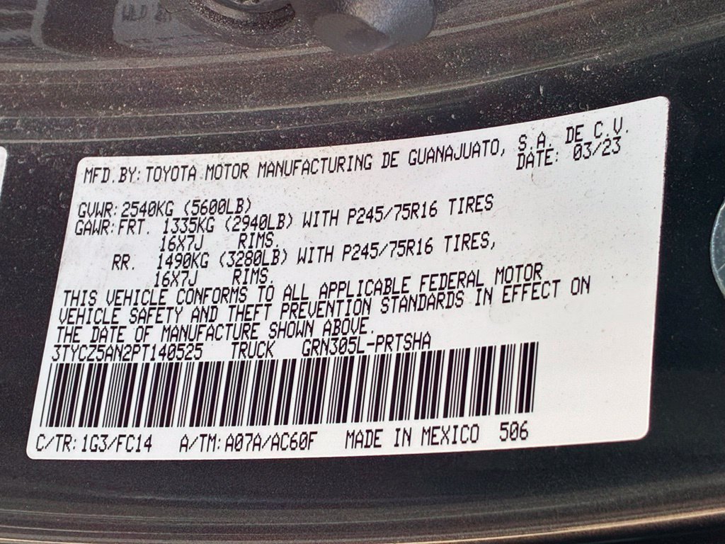 Used 2023 Gray Toyota SR5 image 33