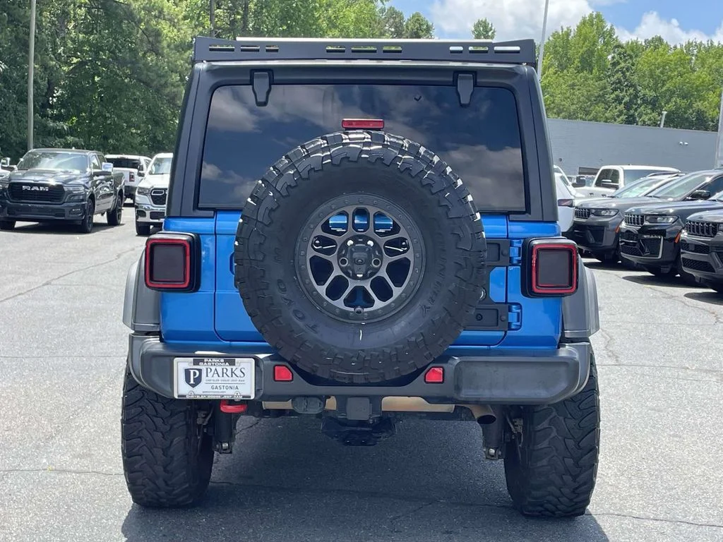 Used 2021 Blue Jeep Unlimited Rubicon image 7