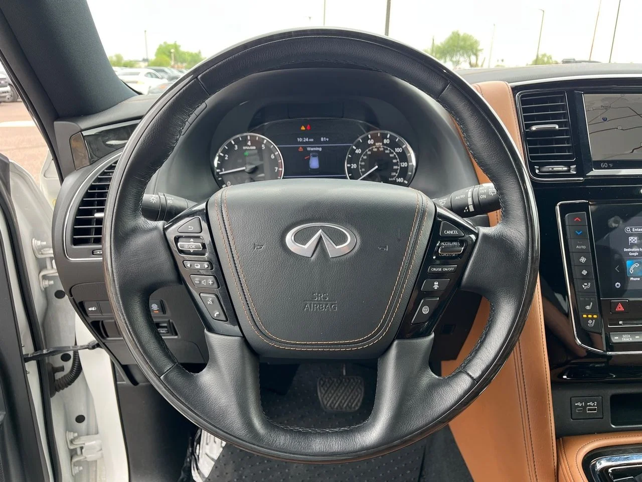 Certified Used 2021 Moonstone White INFINITI Sensory image 18