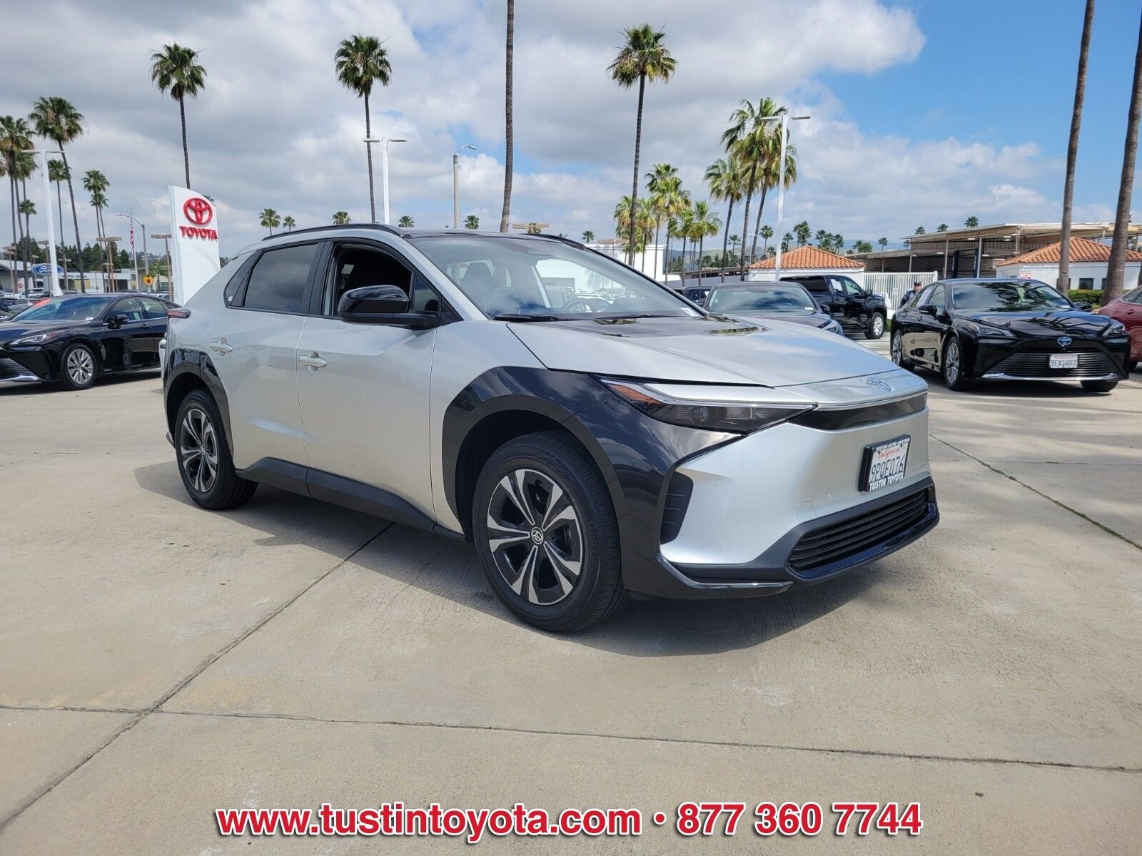 Certified 2024 Toyota bZ4X XLE with VIN JTMAAAAA8RA047539 for sale in Tustin, CA