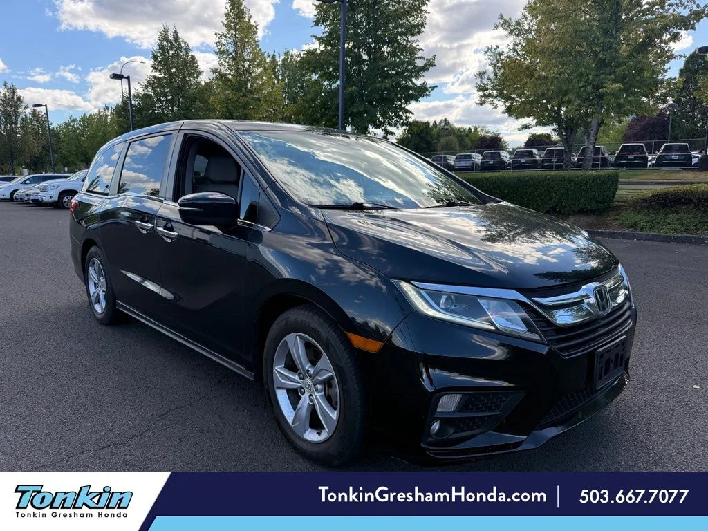 Used 2018 Crystal Black Pearl Honda EX-L image 1
