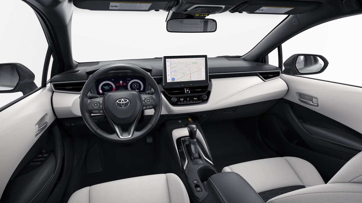 New 2027 Classic Silver Metallic with Black roof Toyota SE image 52