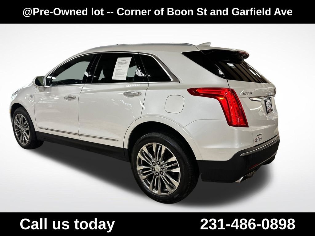 Used 2017 White Cadillac Premium Luxury image 3