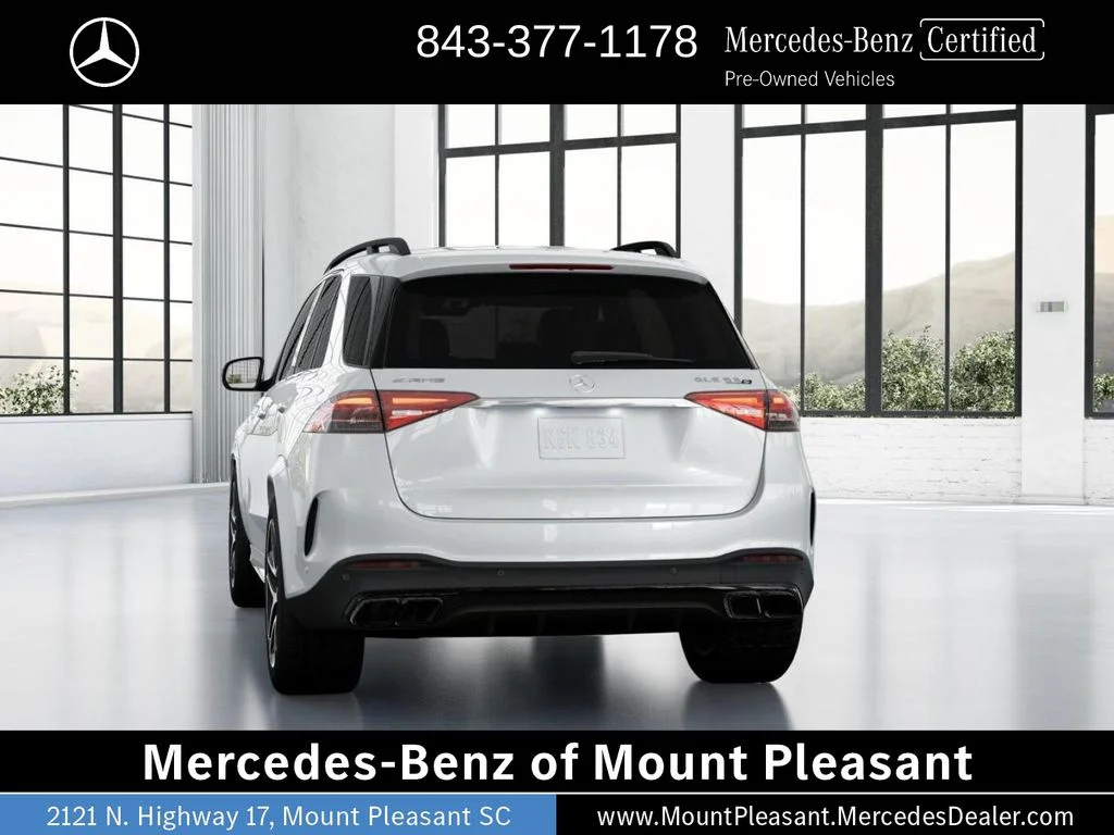 Certified Used 2025 MANUFAKTUR Moonlight White Metallic Mercedes-AMG GLE 63 S AMG® image 26