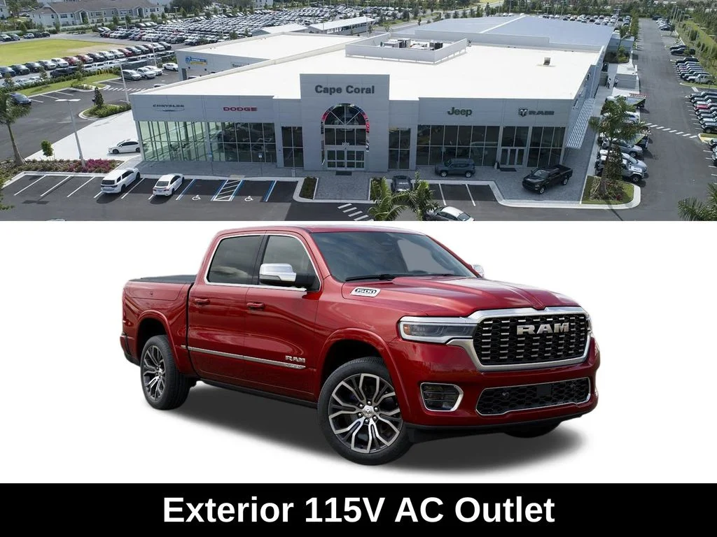 New 2026 Molten Red Pearl-Coat Exterior Paint RAM Tungsten image 5