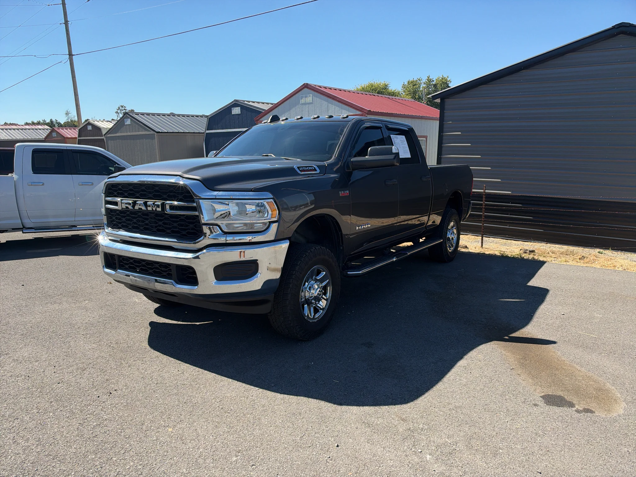 Used 2019 Granite Crystal Metallic Clearcoat Ram Tradesman image 1
