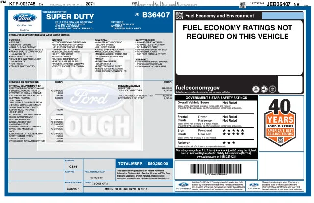 Used 2018 Shadow Black Ford XLT image 34