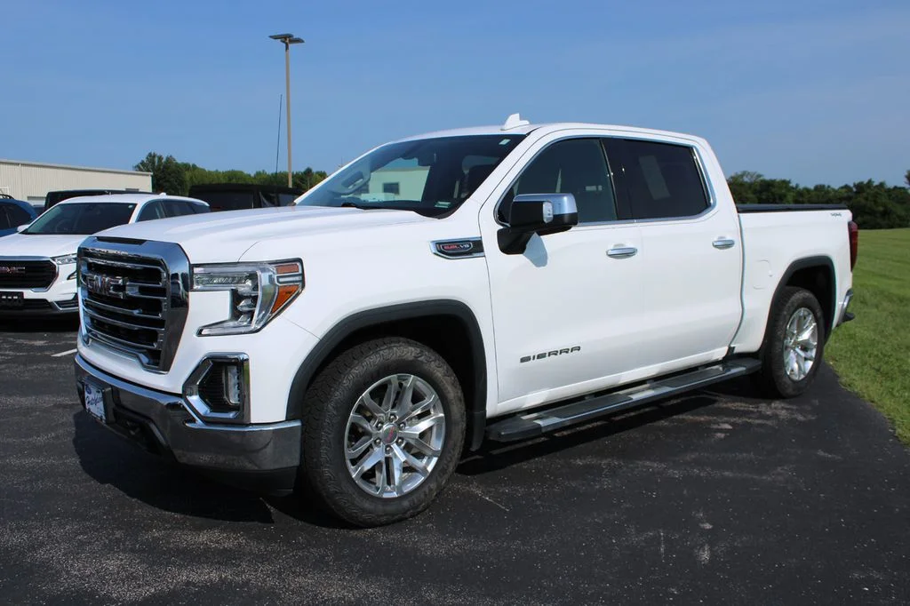 Used 2021 Summit White GMC SLT image 3