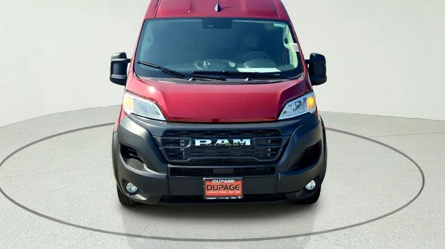 New 2026 Deep Cherry Red Crystal Pearlcoat RAM High Roof image 3