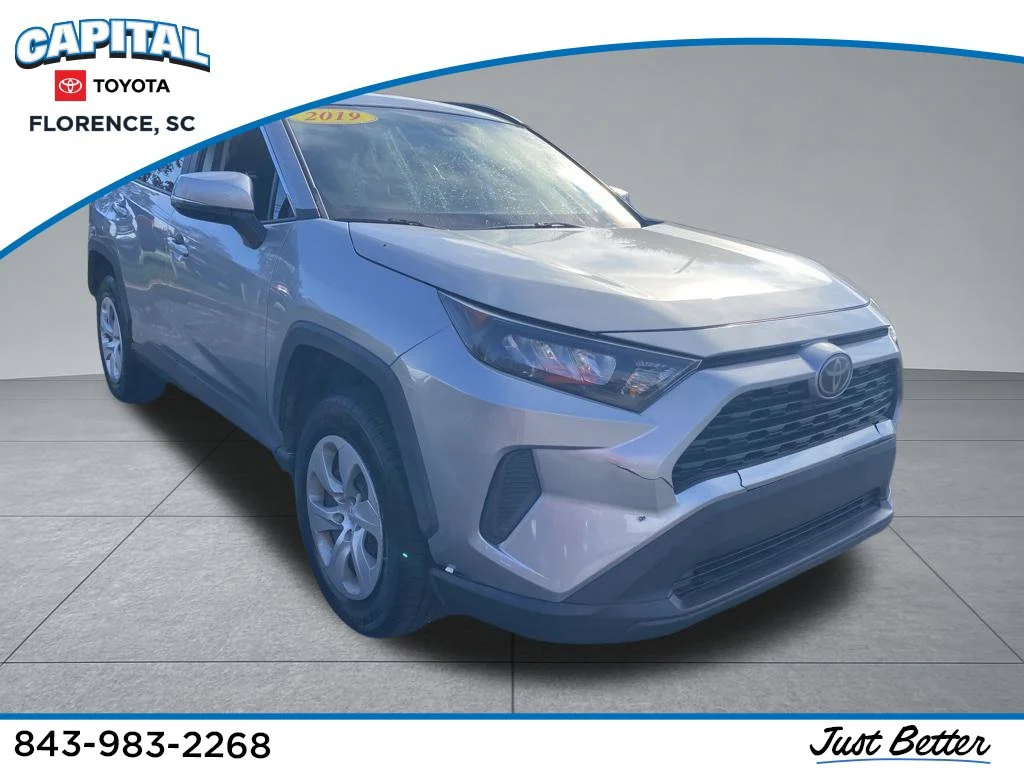 Used 2019 Silver Toyota LE image 1