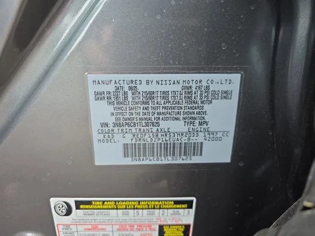 New 2026 Gun Metallic Nissan SV image 16