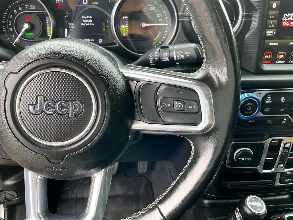 Used 2023 Silver Jeep Sahara 4xe image 23