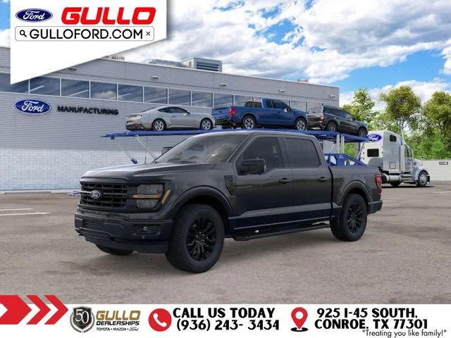 New 2026 Agate Black Metallic Ford XLT image 1