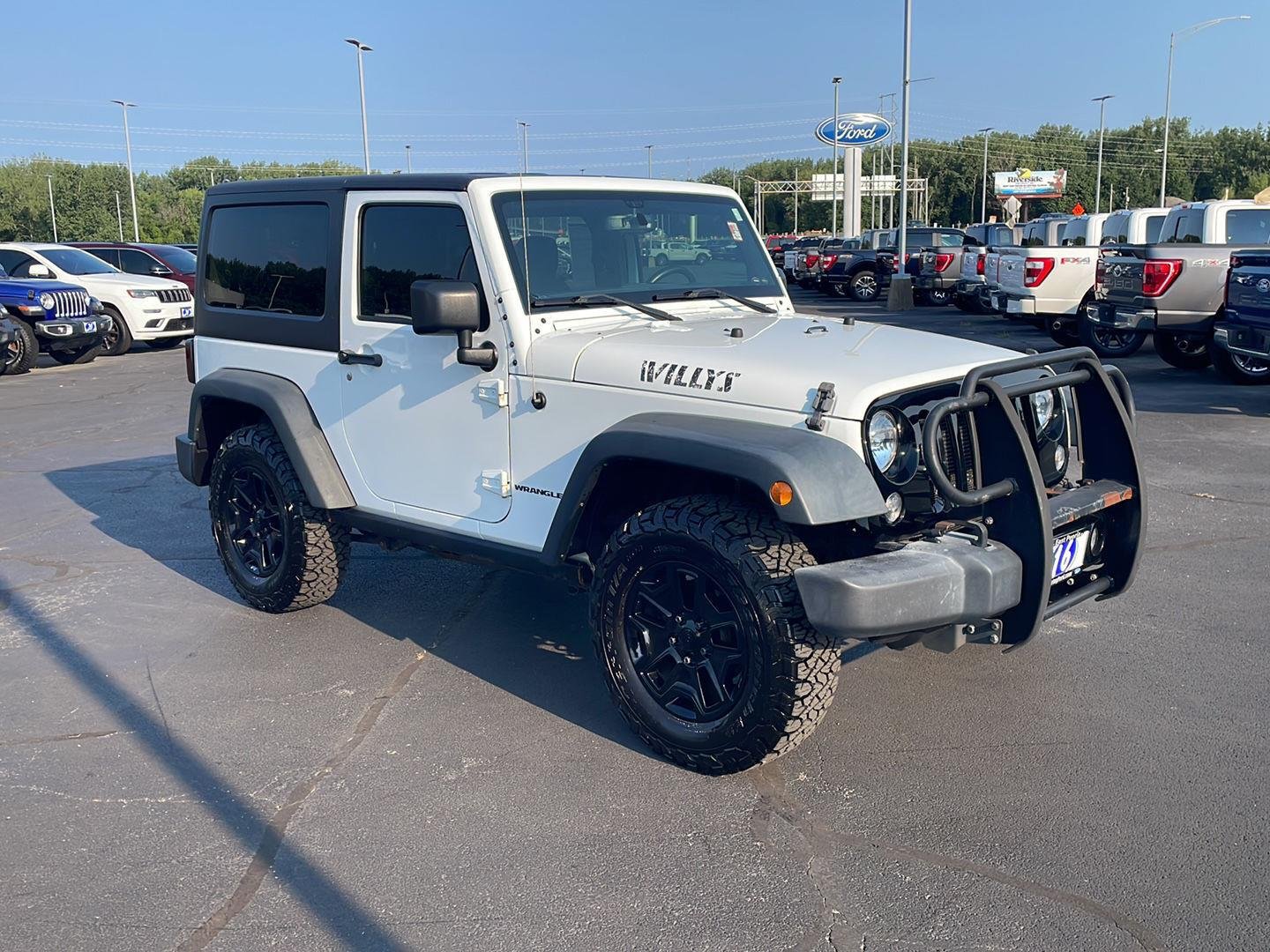 Used 2016 Bright White Clearcoat Jeep Willys Wheeler image 7