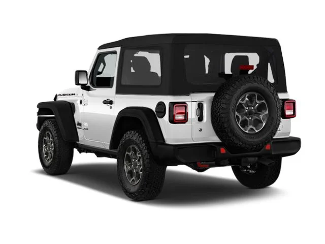 Used 2024 Bright White Clearcoat Jeep Rubicon image 2