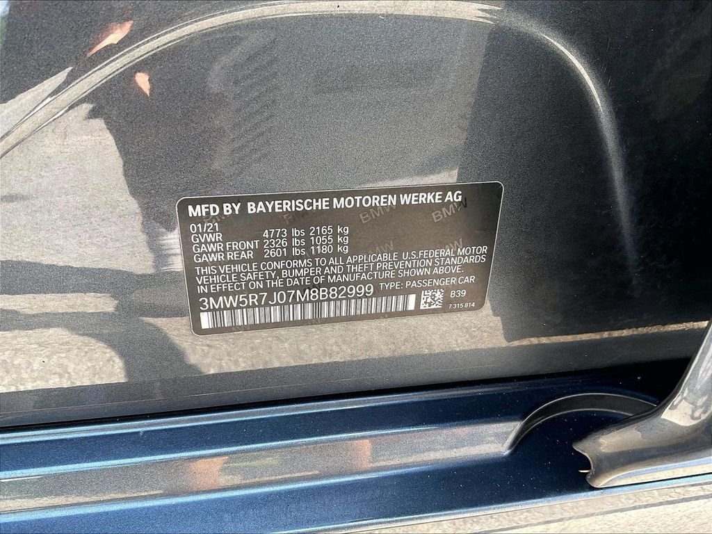Used 2021 Gray BMW 330i xDrive image 33
