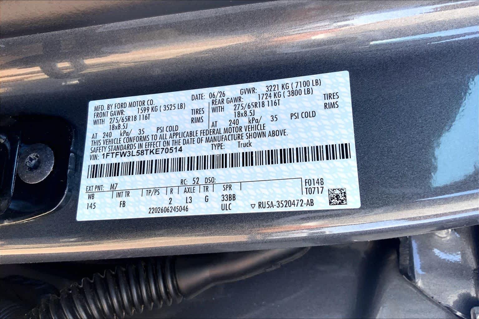 New 2026 Carbonized Gray Metallic Ford XLT image 21