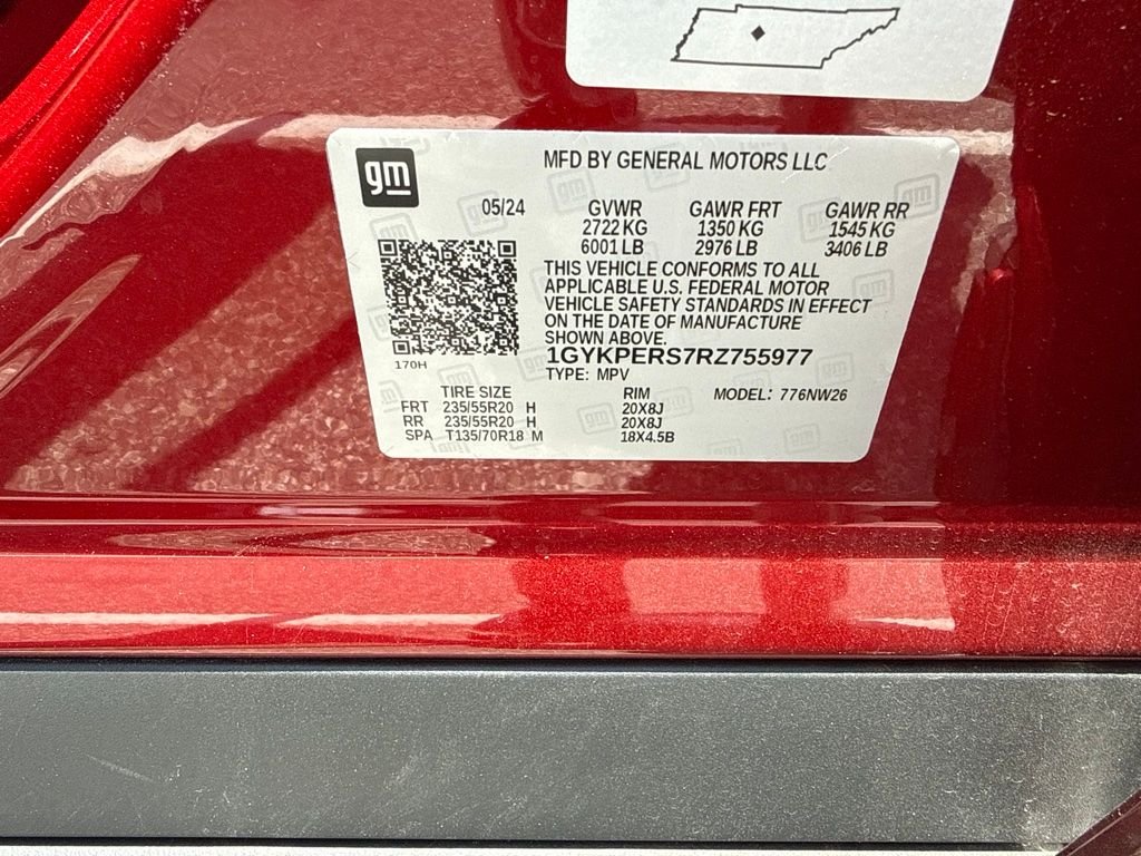 Used 2024 Red Cadillac Premium Luxury image 15