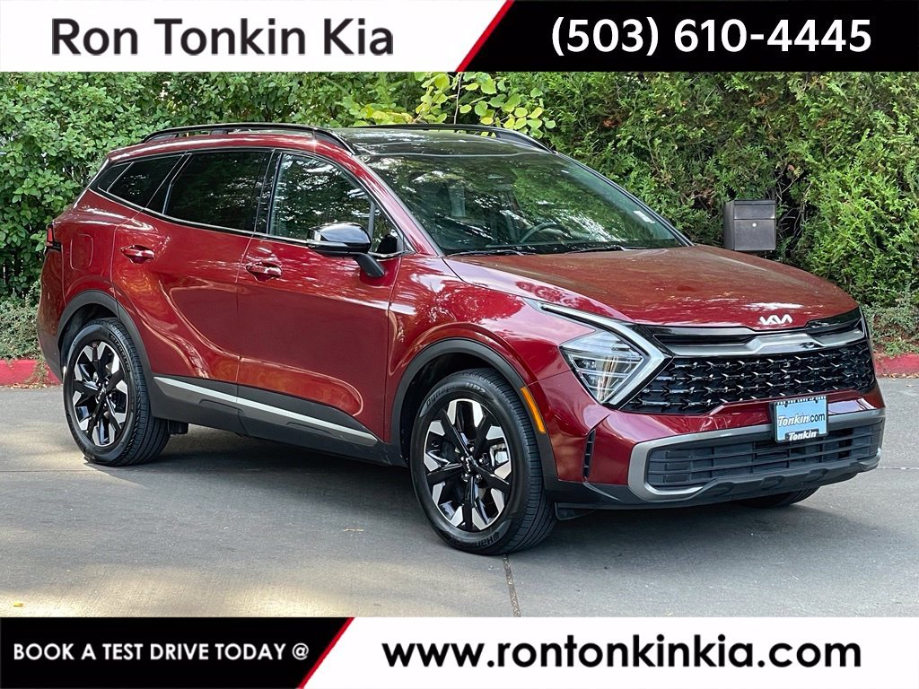 Used 2024 Dawning Red Kia X-Line image 1