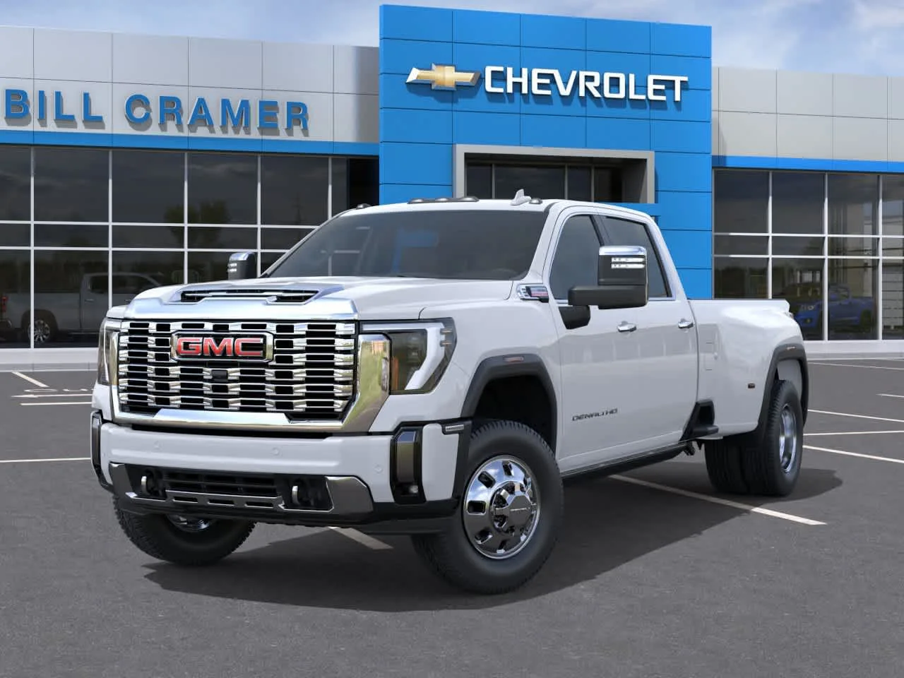 New 2026 Glacier White Tricoat GMC Denali DRW image 6