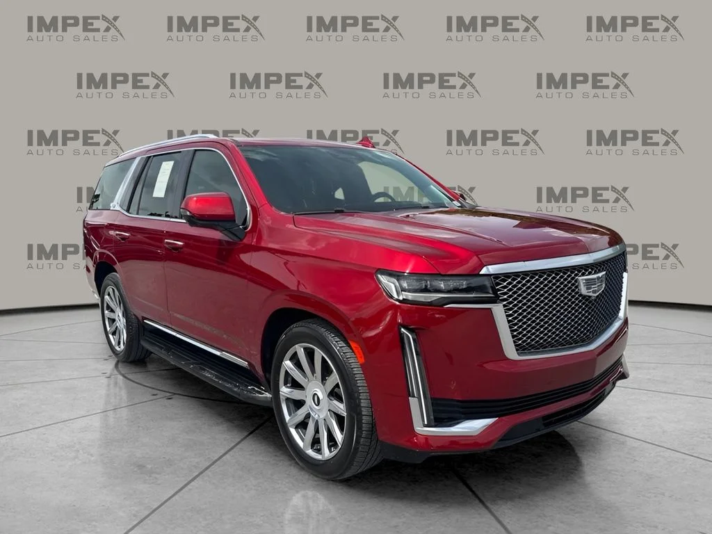 Used 2021 Red Cadillac Premium Luxury Platinum image 4