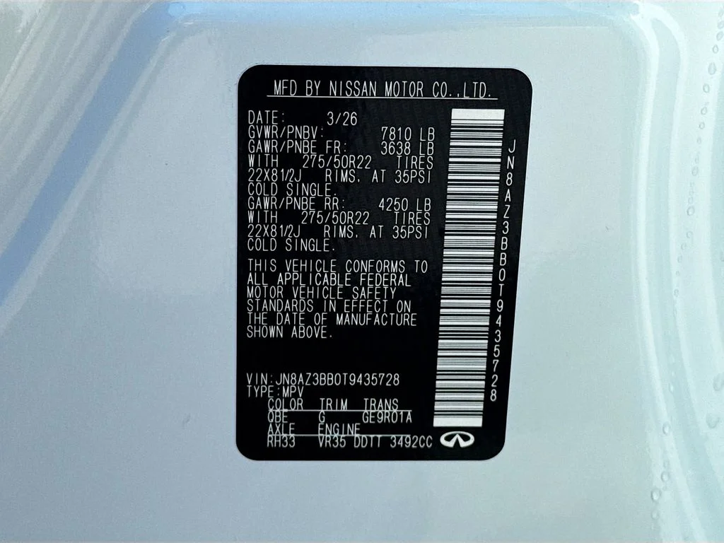 New 2026 RADIANT WHITE INFINITI Luxe 4WD image 35