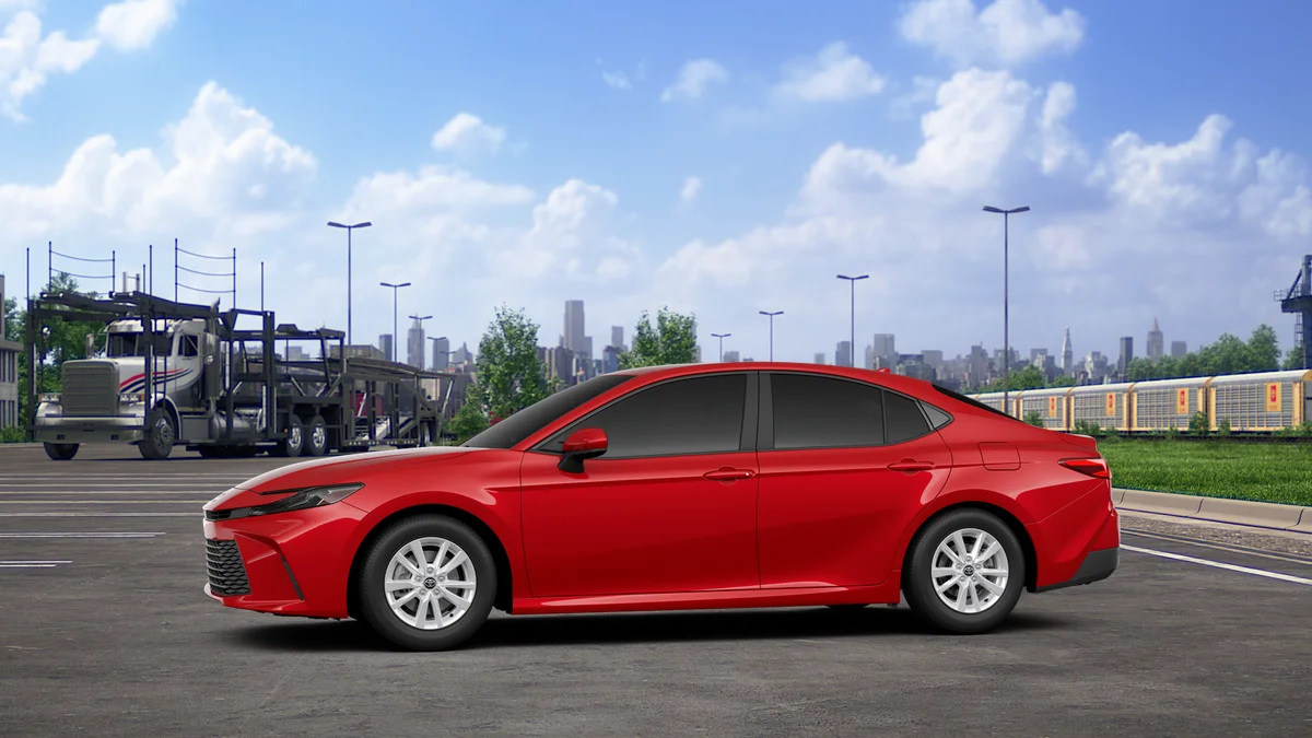 New 2026 Supersonic Red Toyota LE image 4