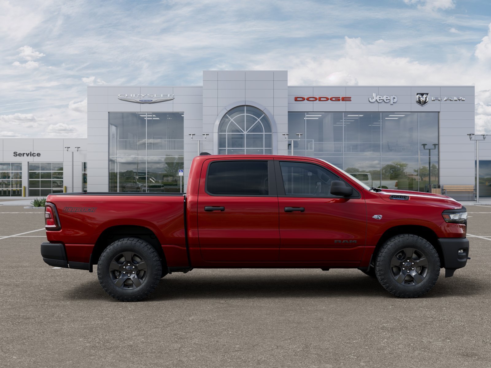 New 2026 Molten Red Pearl-Coat Exterior Paint RAM Warlock image 30