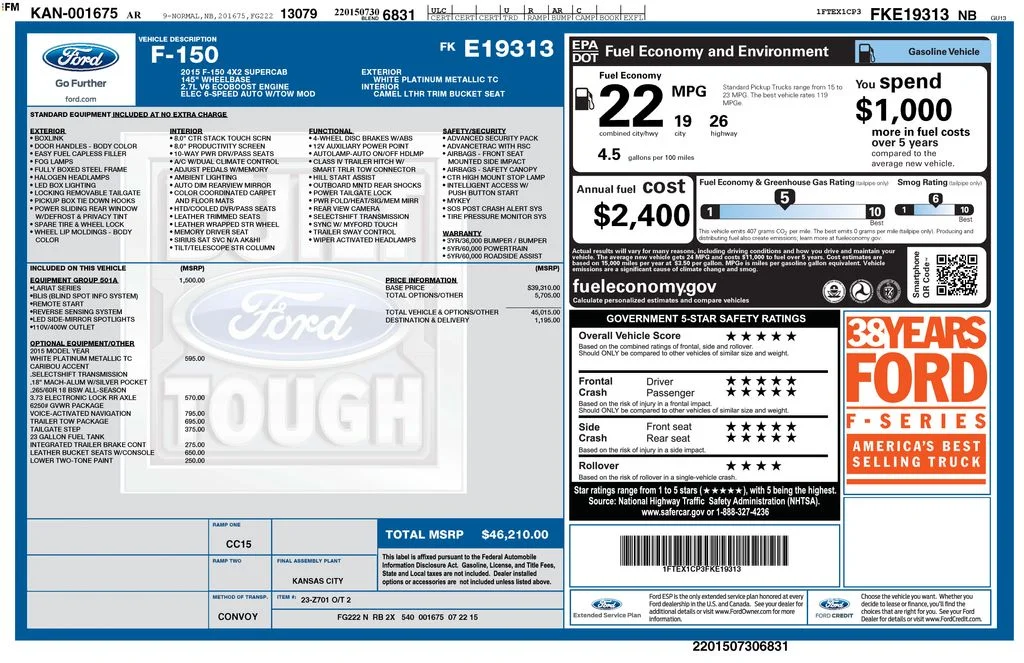 Used 2015  Ford Lariat image 6