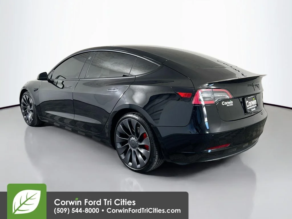 Used 2021 Black Tesla Performance image 11