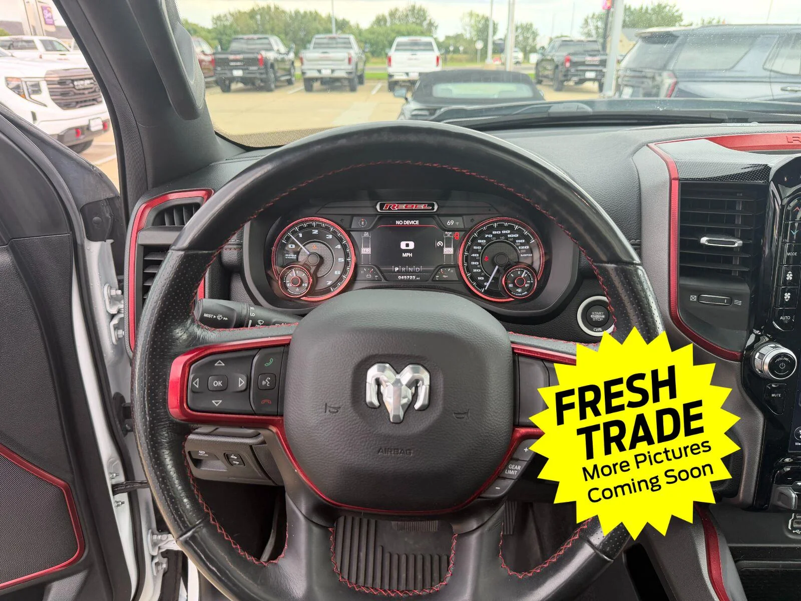 Used 2020 Bright White Clearcoat Ram Rebel image 10