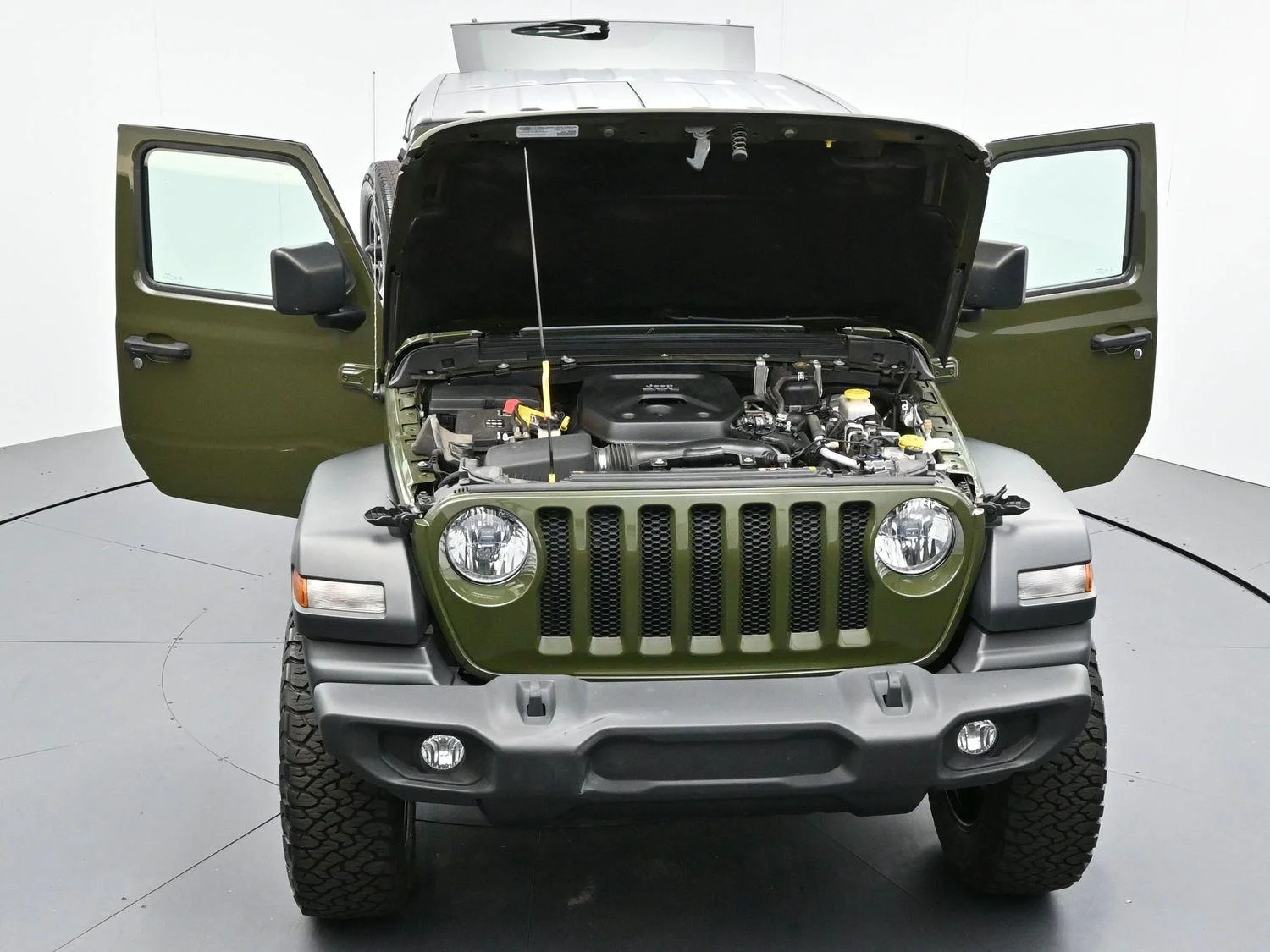 Used 2023 Sarge Green Clearcoat Jeep Sport image 42