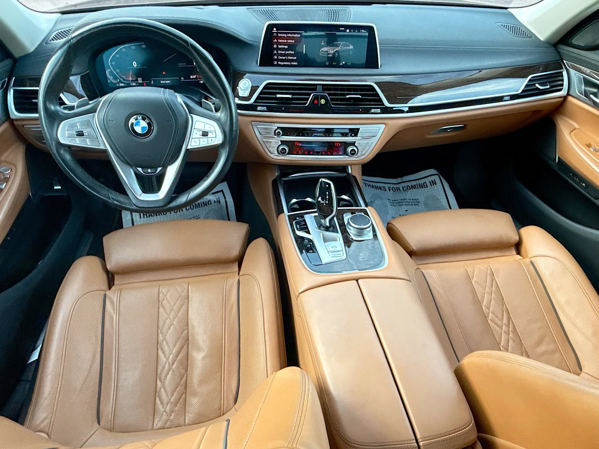 Used 2021 Bernina Grey Amber Effect BMW 750i xDrive image 16