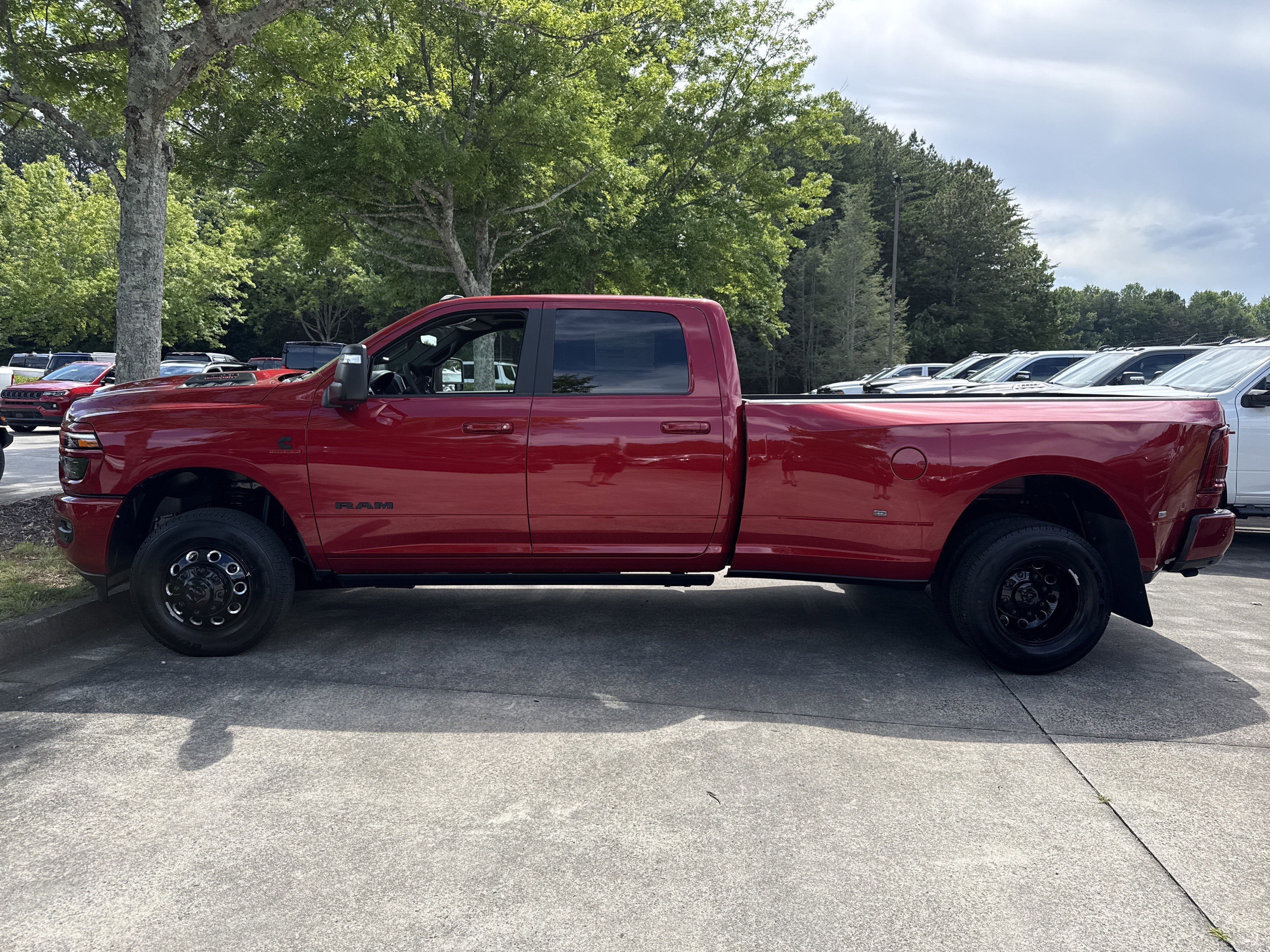 New 2026 Molten Red Pearlcoat RAM Laramie image 4