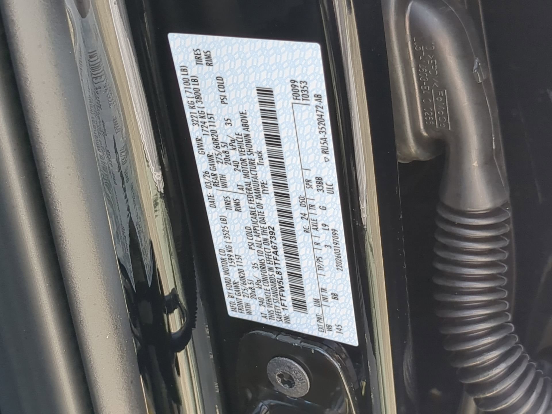 New 2026 Agate Black Metallic Ford Lariat® image 69