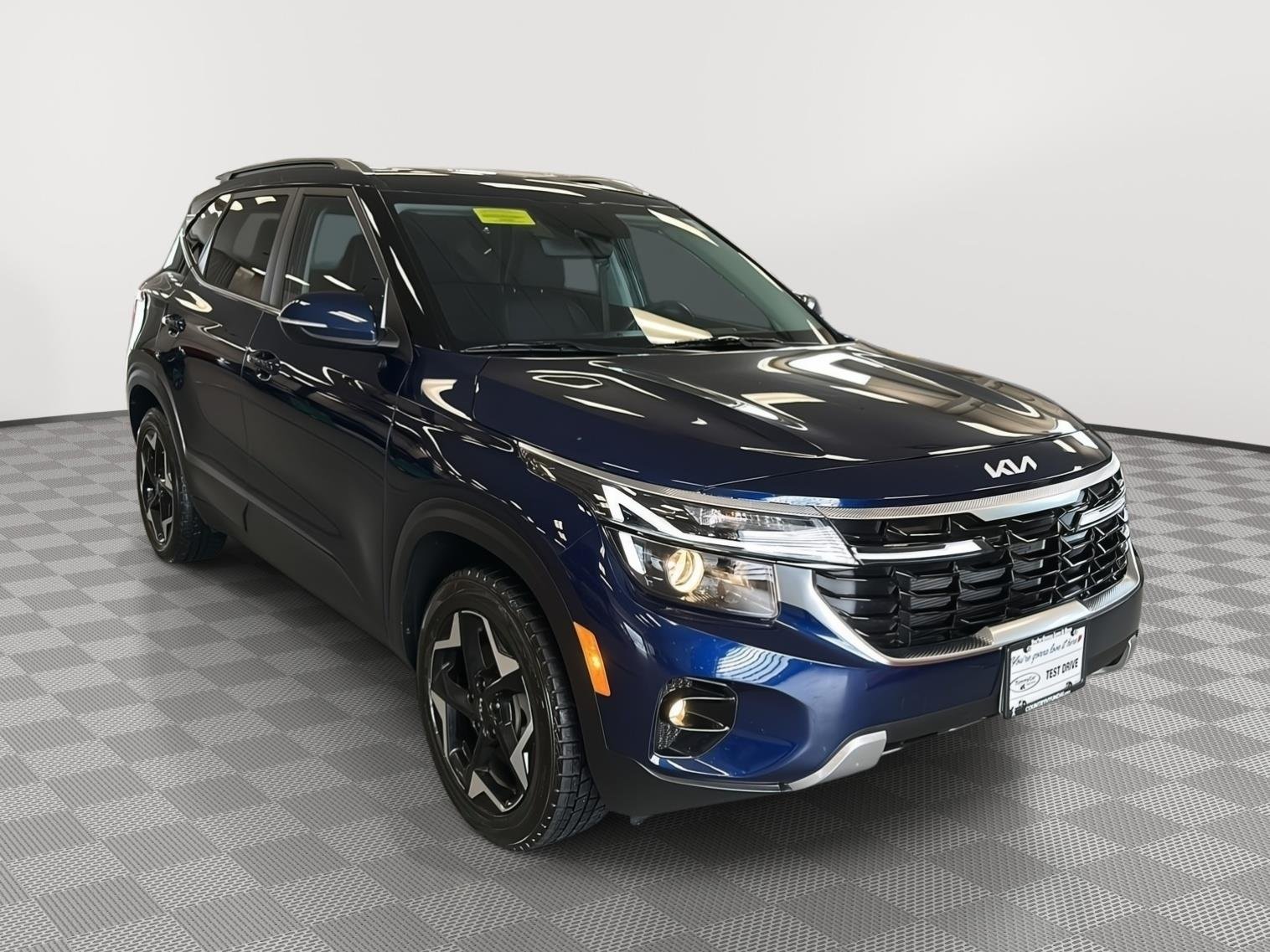 Used 2024 Dark Ocean Blue Kia EX image 3