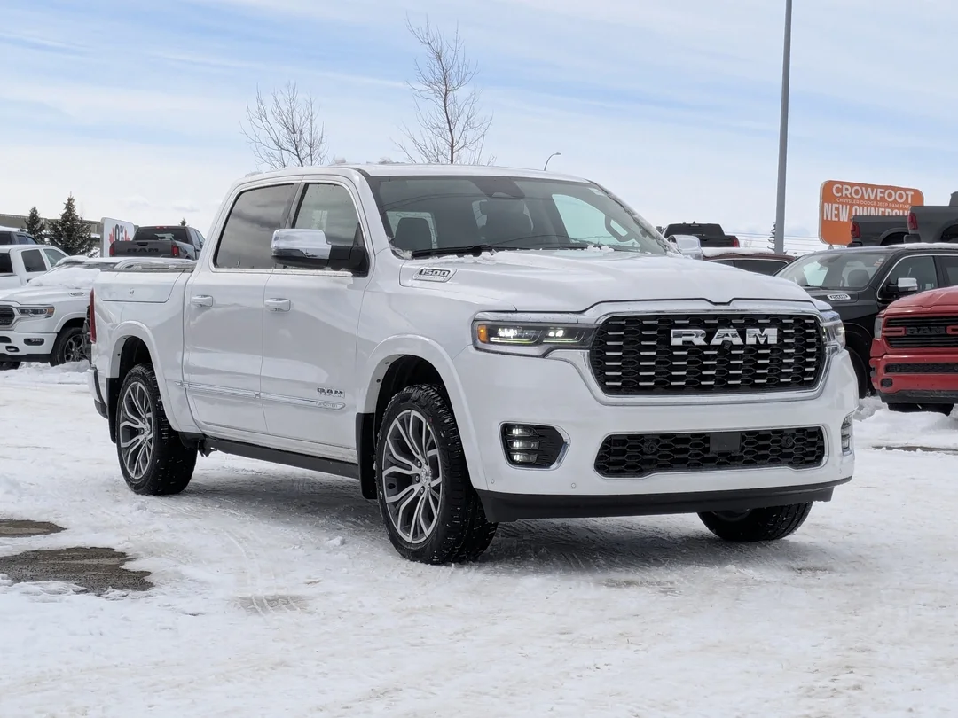 New 2026 White RAM Tungsten - - 4x4 - Hurricane HO Turbo - Multi- Function Tailgate - Prem Lthr & More! image 2