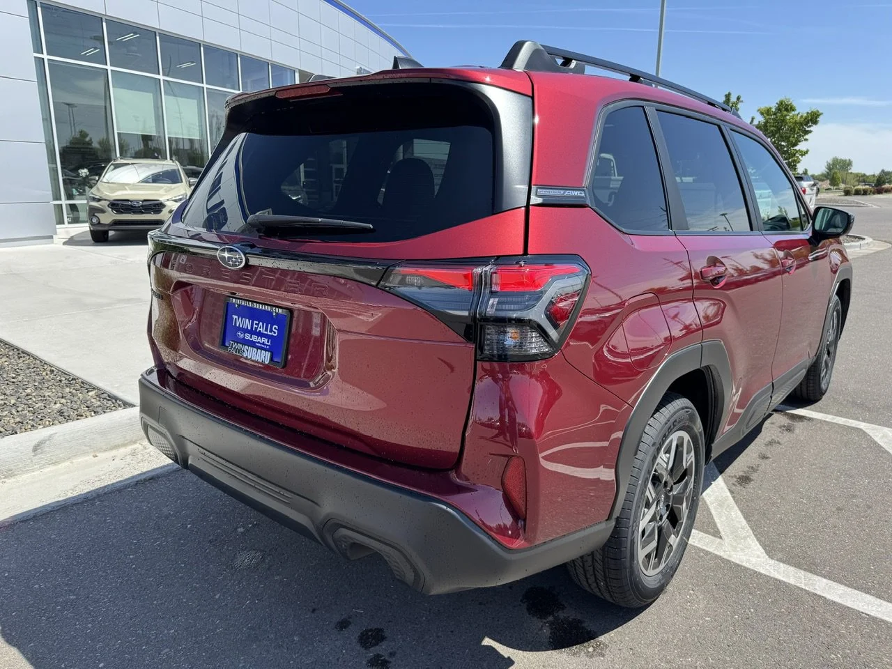 New 2026 Crimson Red Pearl Subaru Premium image 7