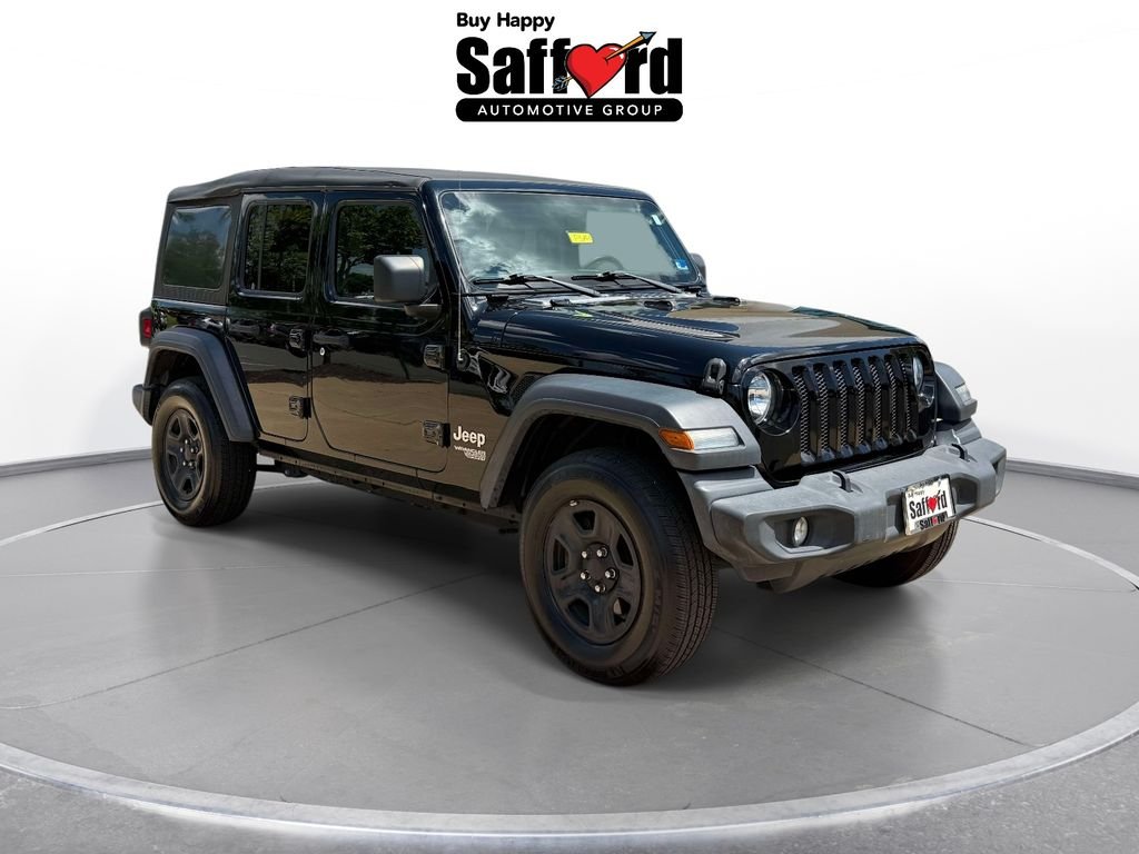 Used 2020 Black Jeep Unlimited Sport image 10