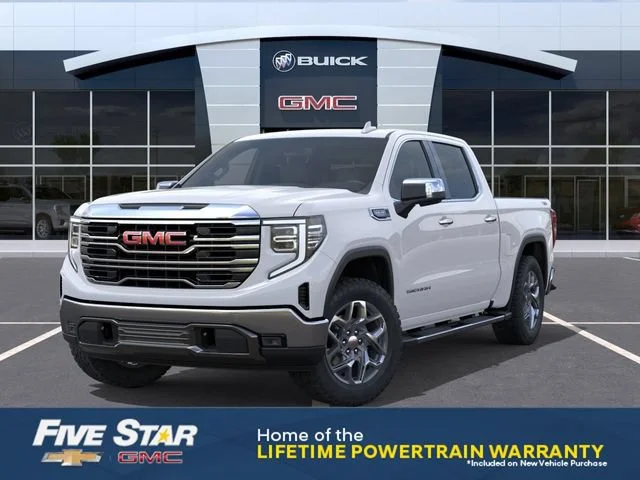 New 2026 Glacier White Tricoat GMC SLT image 6