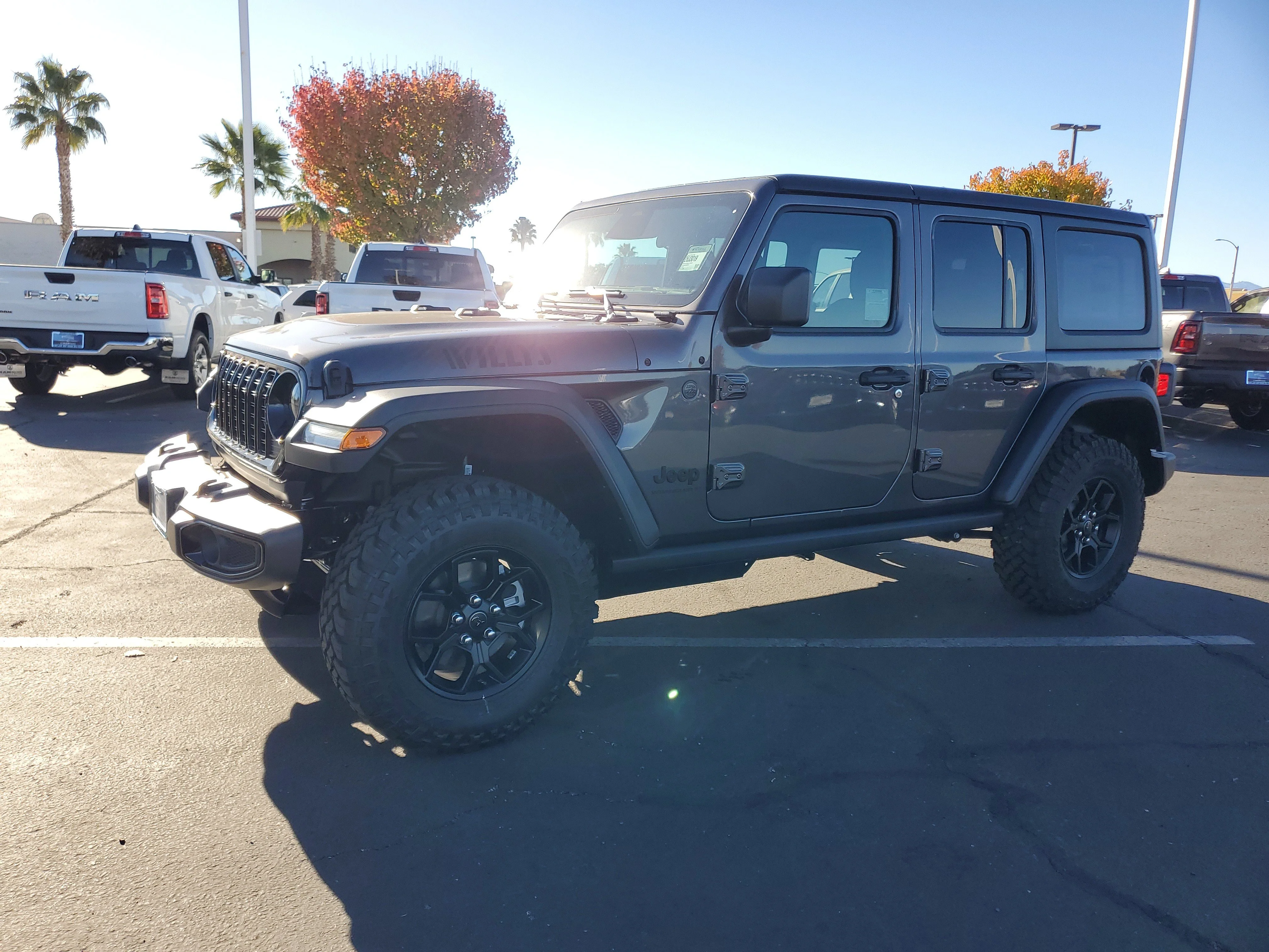 New 2026 Granite Crystal Metallic Clear-Coat Exterior Paint Jeep Willys image 8
