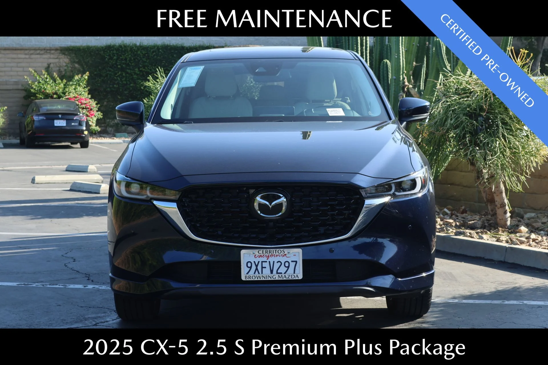 Certified Used 2025 Blue Mazda 2.5 S Premium Plus Package image 3