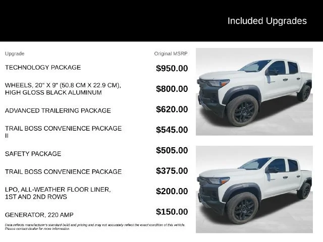 Certified Used 2023 SUMMIT WHITE Chevrolet 4WD Trail Boss image 5